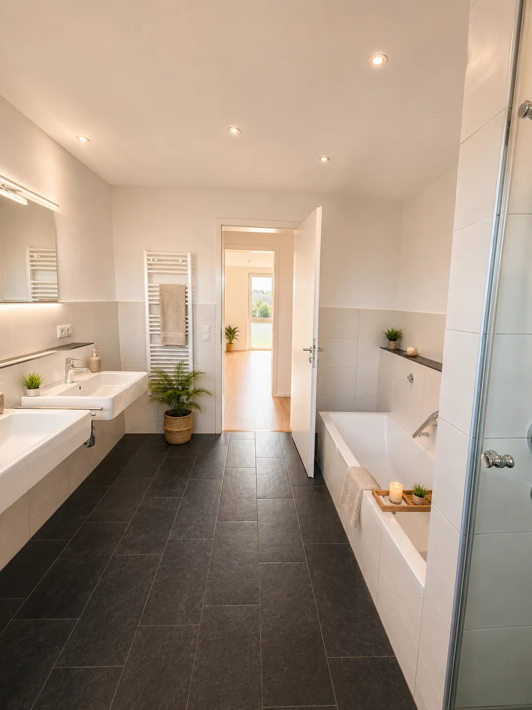 Moderne Badezimmer-Ausstattung